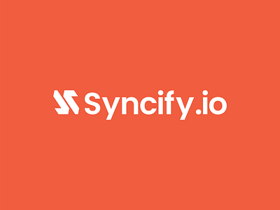 Syncify Logo design data transfer logo saas saas logo software software as a service sync logo