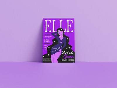 Elle - illustration flat design graphic design illustration