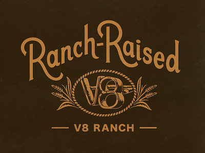 V8 Ranch Apparel Concepts 3 design drawing graphic design handmade illustration lettering type