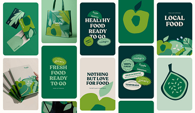 Foodie branding graphic design illustration logo rebranding