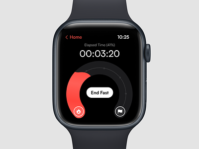 Fasting App Apple Watch Complication Concept | UIUX Design app apple watch complications concept design digital fasting health mobile modular product design tracker ui ui design uiux user interface watch watches watchos widgets