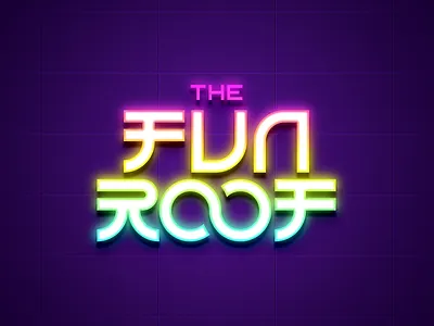 THE FUN ROOF 3d animation brand brand and identity branding design graphic design identity identity branding illustration logo motion graphics ui