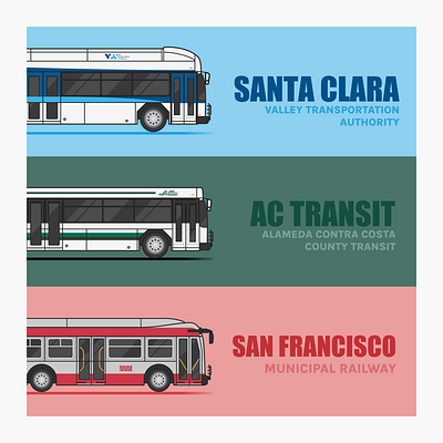 Bay Area buses