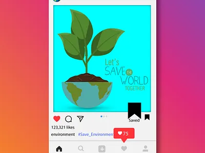 Social Media Post for World Environment Day creative facebook graphic design illustrator instagram linkedin photoshop post social media