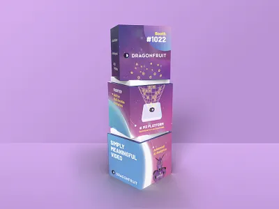 Dragonfruit Event Columns branding creativity event design event marketing graphic design marketing