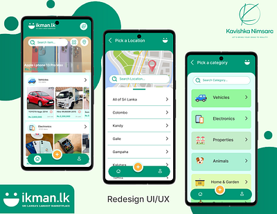 Redesign E-Commerce App app e commerce app figma ikman ikman.lk mobile app redesign redesign app uiux