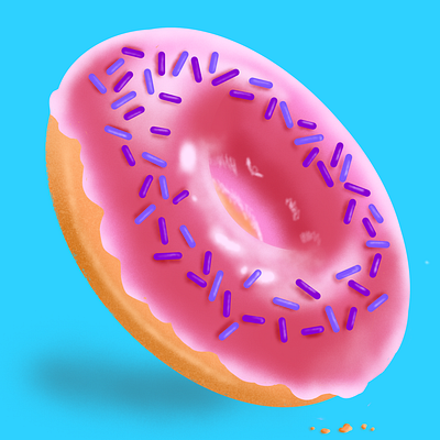 Donuts Go Crazy design graphic design
