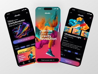 Shoe app concept ai app design footwear imagine mobile product design shoe shoes app ui uiux