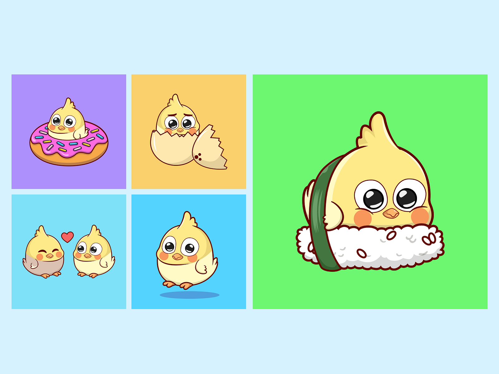 cute-cockatiel-character-collections-by-atrista-felis-on-dribbble