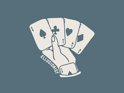 Firth Ace Illustration ace ace of spades bold branding cartoon cheat gambling hand hand drawn illustration logo magic playing cards poker retro tattoo typography vintage