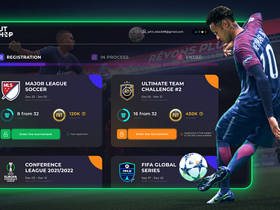 FOOTBALL DESKTOP SERVICE | Ninen dashboard design desktop fifa finance football game interface service sport ui ux