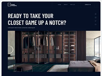 Wardrobe Web Design Concept clothing minimal ui ui design uiux website
