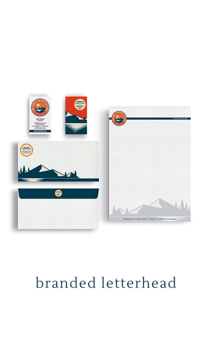 Branded pieces for Camp Ramah brand identity branding brochure letterhead marketing