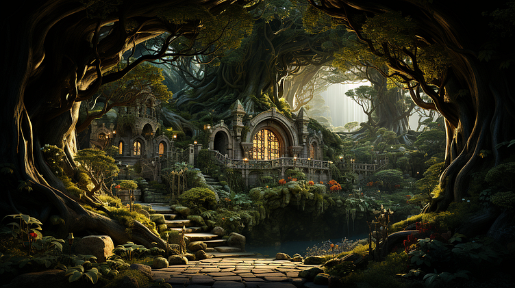 Elf Sanctuary underworld by Juber on Dribbble