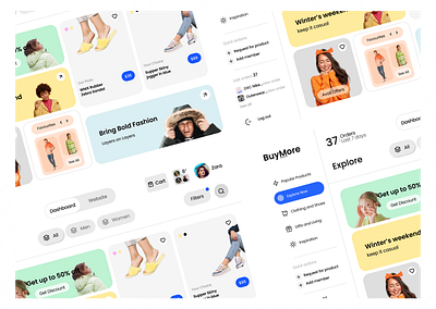 E-commerce Dashboard Design app branding buy and sell design ecommerce figma graphic design home page design illustration landing page design logo page design typography ui ux uxui uxuidesign vector web design website