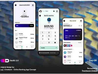 BuiLD2.0 : 90-day challenge; Day-8 application bankapp build design designdrug figma mobileapp mock ui watchmegrow