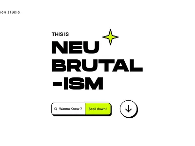 This is Neo-Brutalism animation branding design designtrends flat graphic design illustration neobrutalism trends vector
