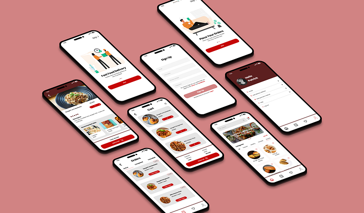 Delicy Food App Design by Adejayan Olasunkanmi on Dribbble