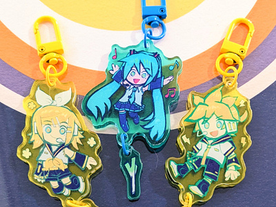 Voca charms len kagamine miku hatsune rin kagamine vocaloid