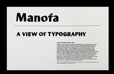 Type Study // design illustration manofa style typeface typography