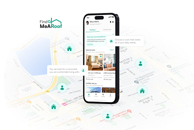 Broker Free Listings to Find the Right Accommodation airbnb bookings app design houserent mobile app online booking property property management realestate renting travel trip ui ux