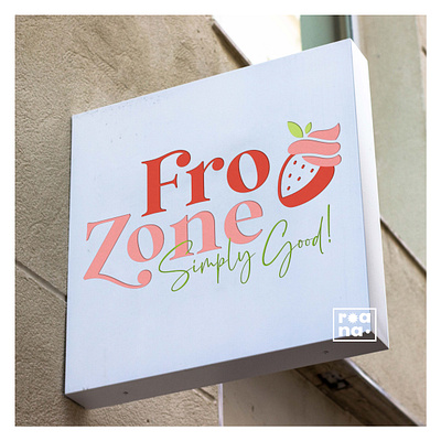 FroZone branding design graphic design logo