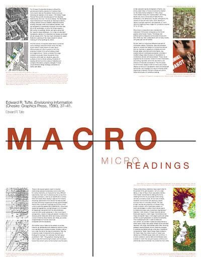 Micro/Macro Poster Project // design grid illustrator indesign informative photoshop poster