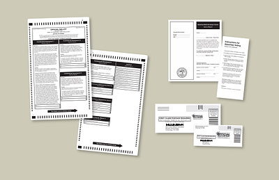 Ballot Redesign Project // ballot design indesign