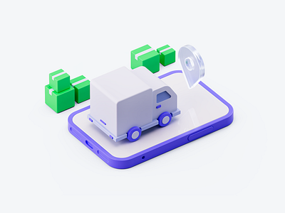 Delivery Assets 3d app design branding design icon icondesign illustration inspiration interaction interface logo ui ux