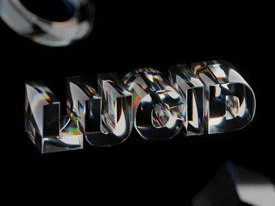 Blender Text Exploration - 001 3d blender blender text exploration glass logo text