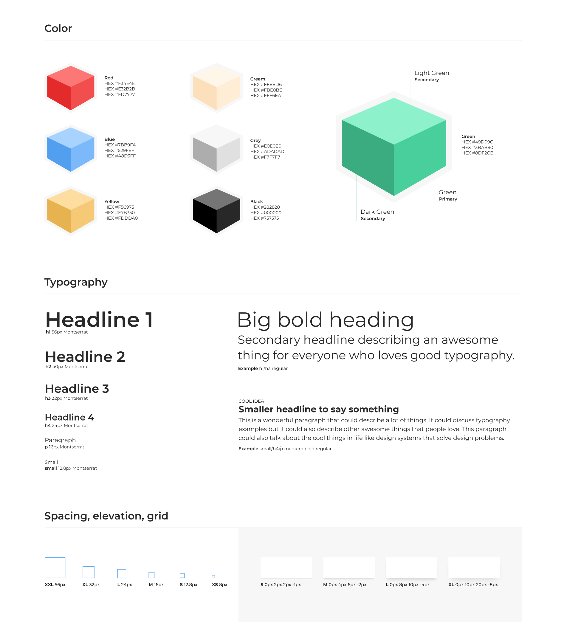Elemental design system design system ui