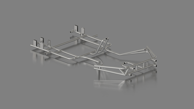 Kart Frame 3d 3d design autodesk design frame inventor kart rendering
