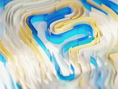 F letter from 36 Days Of Type 2023 3d blender c4d cg design illustration motion graphics octane redshift