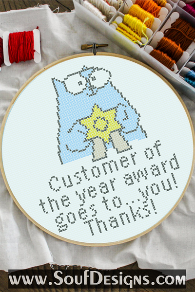 Customer Gift Embroidery Cross Stitch Pattern embroidery