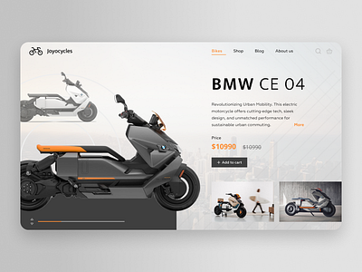 Joyocycles bmw design figma graphic design logo motorcycles ui uiux ux web web design