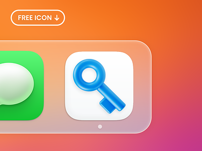 1Password Icon Replacement 1password 3d 3d icon 3d illustration 3d modeling blender icon macicon ui