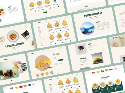 E-commerce Platform for frozen food products ® art creative design ui userexperience userinterface ux visualart visualdesign web website design