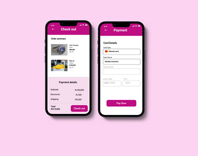 A credit card check out page for a mobile app. #DailyUI branding design dribble designs logo mobile app typ typography ui
