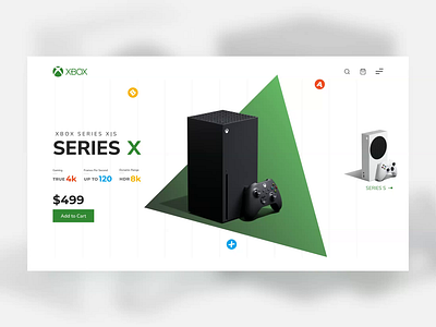 XBOX Series X|S - Game Console eCommerce Store UX UI Animation business website landing page landingpage motion graphics motion graphics nigeria online store playstation product landing page ui animation web design web design lagos web design nigeria web designer webdesign website website designer website lagos xbox xbox one xbox website