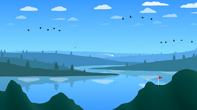 2D Golf Game 2d art game golf indie