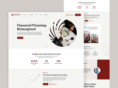 Website Design for Wealth Management Firm animation branding graphic design ui