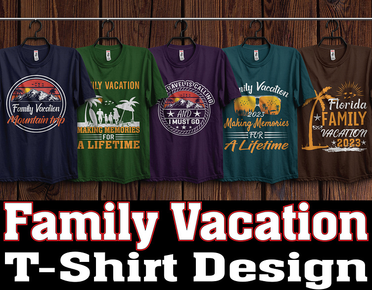 Family Vacation T-shirt Design by Sahin Hosen on Dribbble