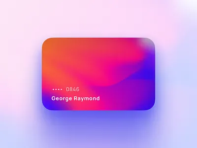 Cozmic Banking – Card banking branding colorful gradient illustration logo minimal modern ui ux vector