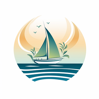 Boating Logo Design branding graphic design logo vector