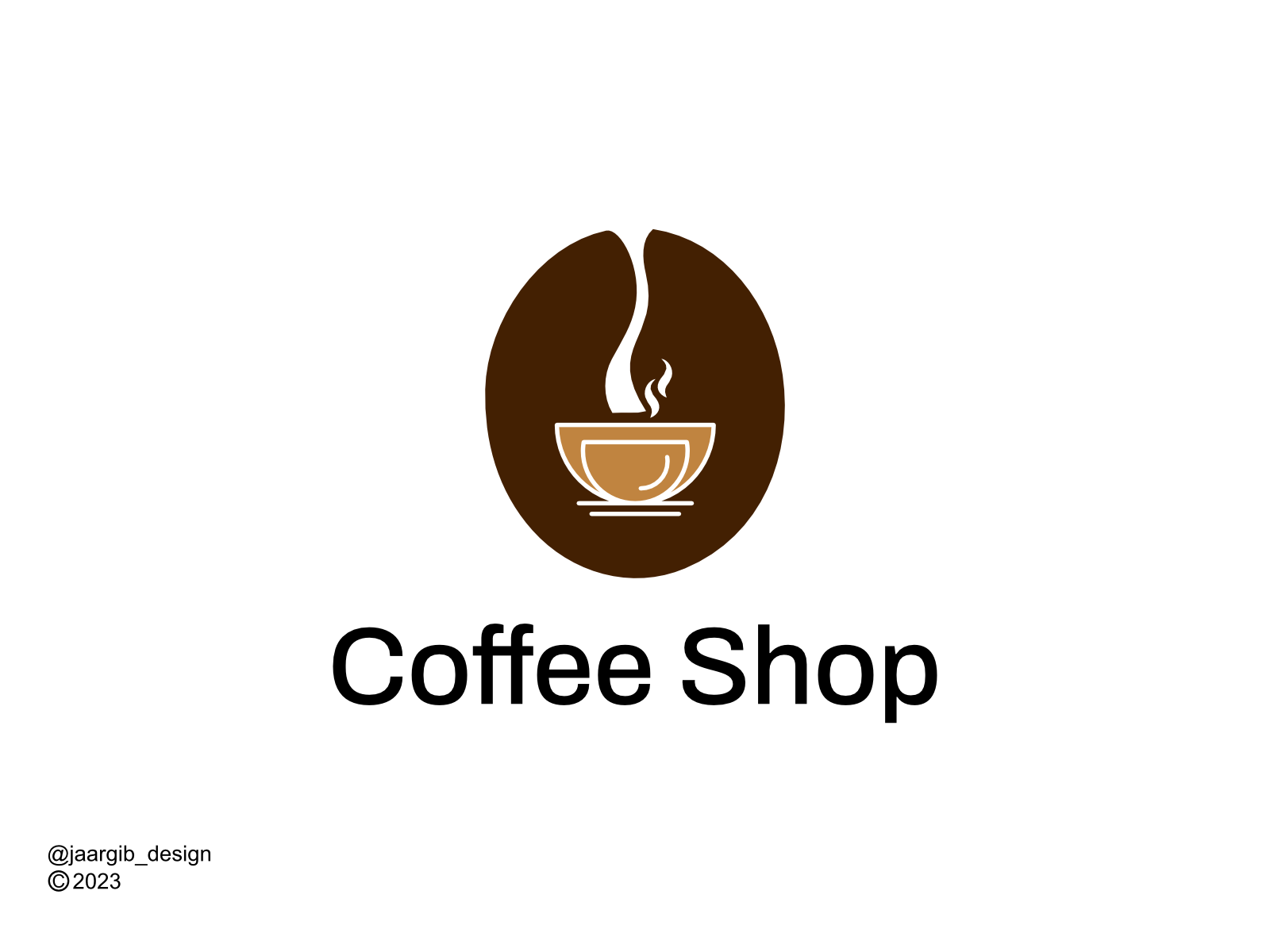 Coffee Shop Design Logo By Jaargib Design On Dribbble