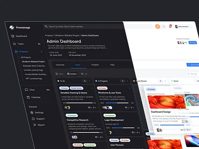 ProManage: Project Management design figma figmadesign manage management project ui ux web