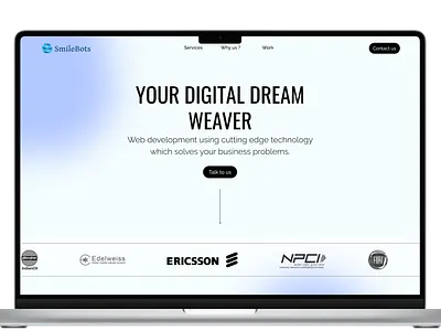 Smilebots website redesign design figma redesign ui user interface ux