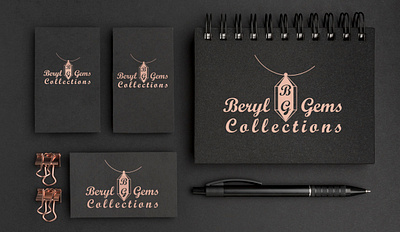 Beryl Gems Collections branding design graphic design logo