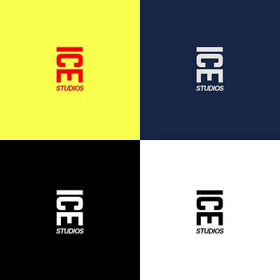 ICE STUDIOS branding design graphic design logo typography vector