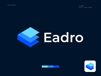 Eadro logo mark brand mark branding clean design logo design logo mark logos minimalist logo symbol